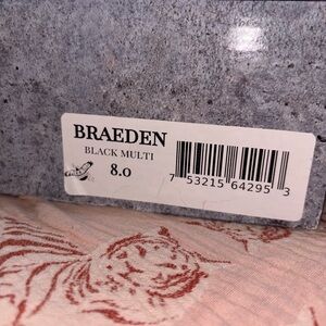 Braeden Black and Red Leather Boots